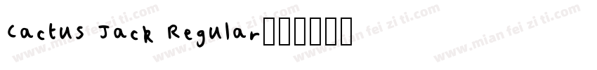Cactus Jack Regular字体转换